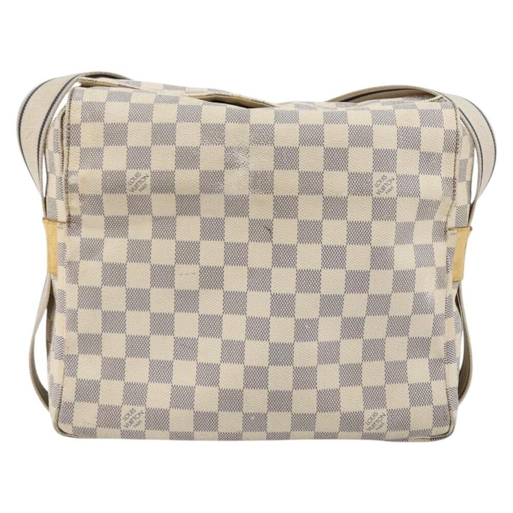 Louis Vuitton Damier Azur Naviglio Shoulder Bag White